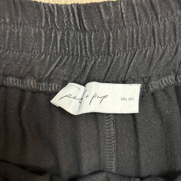 Petal &‎ Pup Marnie Tank & Wide Leg Pants Linen Set in Black Size L New - Picture 6 of 9
